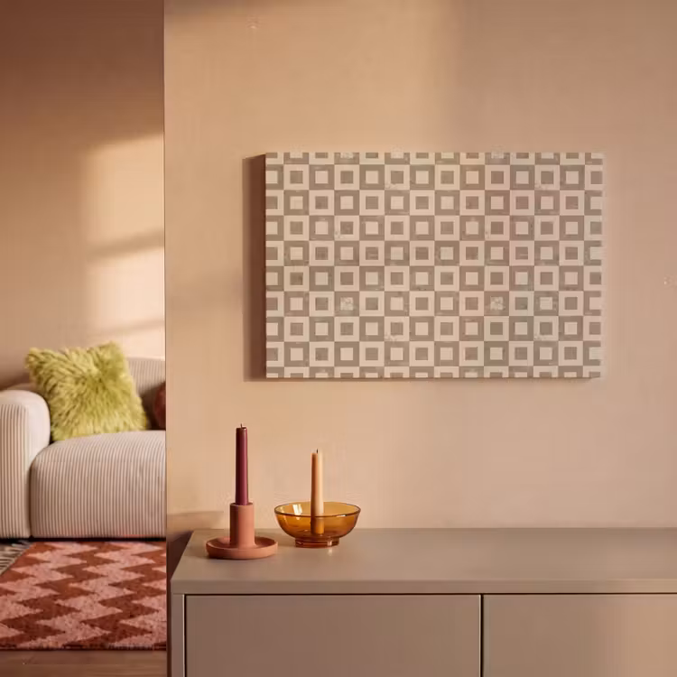 Patroon - Marmer - Beige canvas 2cm klein 34 -sfeer1