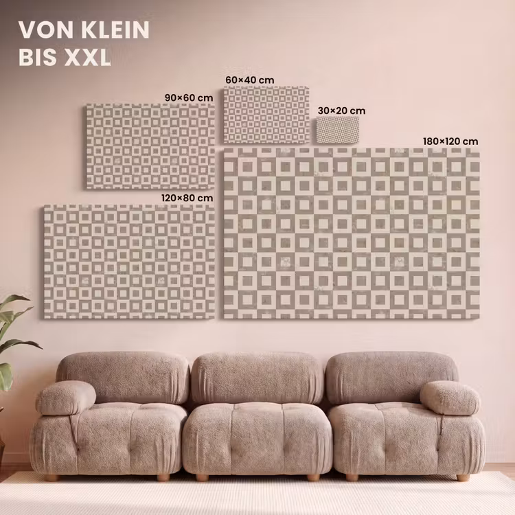 Patroon - Marmer - Beige canvas 2cm klein 34 -Xsfeer8_DE