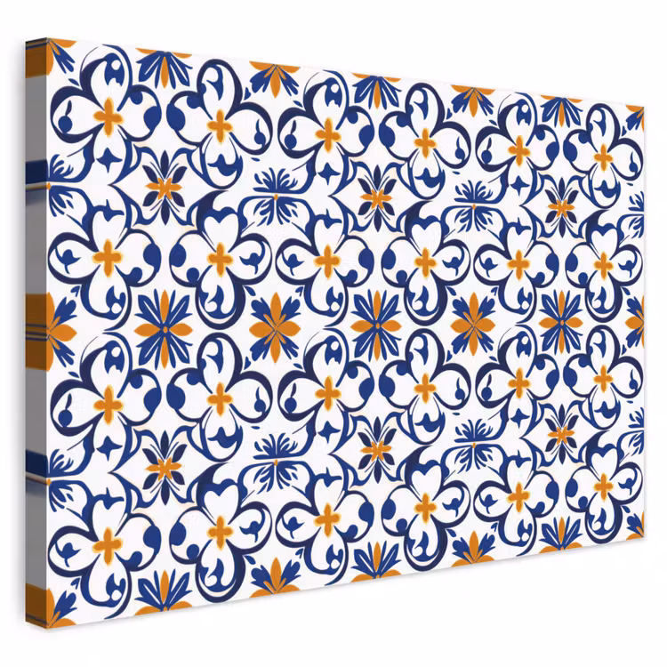 Patroon - Modern - Kleurrijk canvas 2cm klein 34 -3d