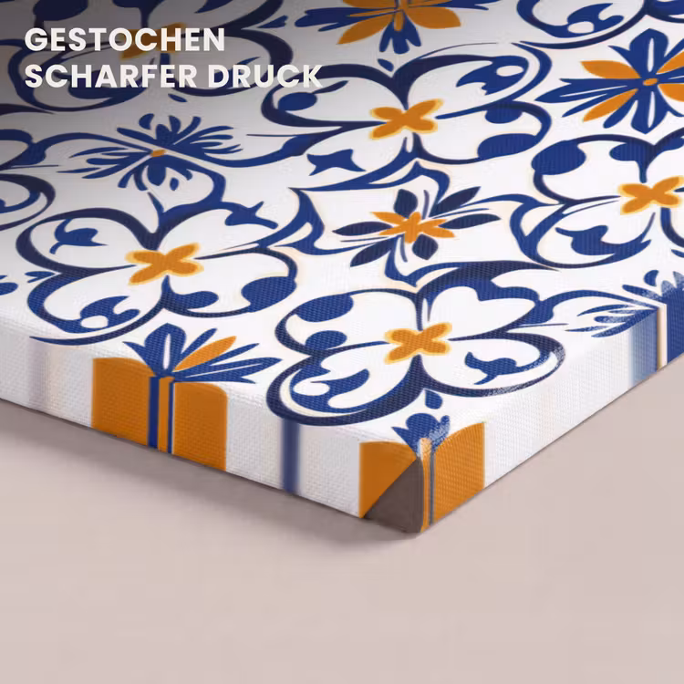 Patroon - Modern - Kleurrijk canvas 2cm klein 34 -closeup_print_DE