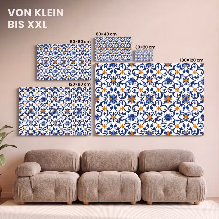 Patroon - Modern - Kleurrijk canvas 2cm klein 34 -Xsfeer8_DE