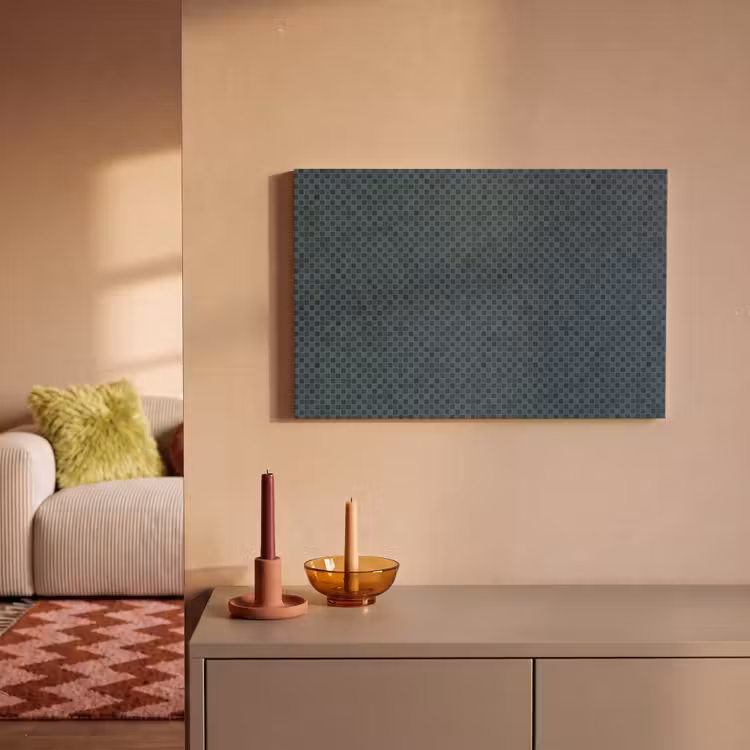 Patroon - Mozaïek - Groen canvas 2cm klein 34 -sfeer1