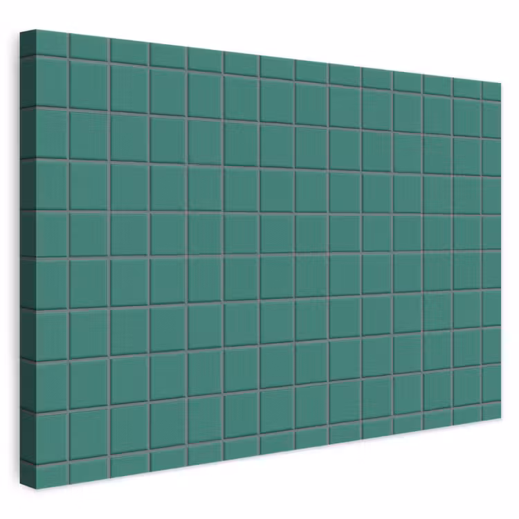 Patroon - Patroon - Smaragd canvas 2cm klein 34 -3d