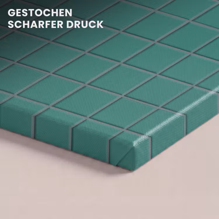 Patroon - Patroon - Smaragd canvas 2cm klein 34 -closeup_print_DE