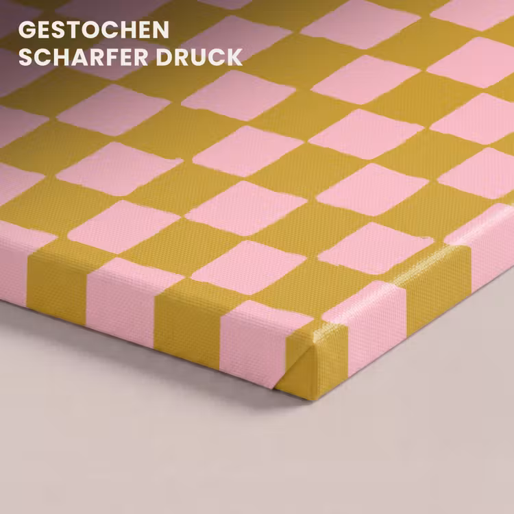 Patroon - Vierkant - Roze canvas 2cm klein 34 -closeup_print_DE