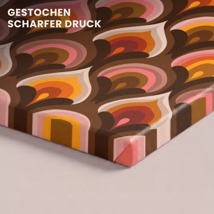 Patroon - Retro - Kleurrijk canvas 2cm klein 34 -closeup_print_DE