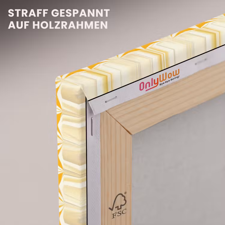 Patroon - Retro - Geel canvas 2cm klein 34 -uniquesellingpoint_afwerking-onlywow_DE