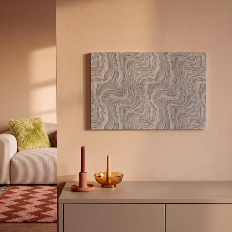 Patroon - Textuur - Grijs canvas 2cm klein 34 -sfeer1