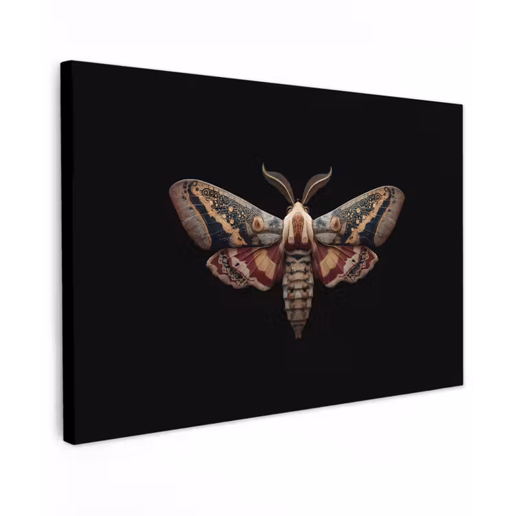 Mot - Oosterse patronen - Sierlijk canvas 2cm klein -z3d