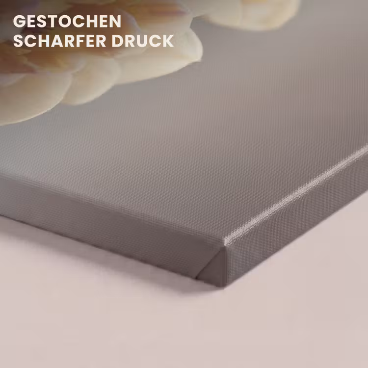 Narcissen - Geel - Bloemblaadjes canvas 2cm klein -uniquesellingpoint_afwerking-onlywow_DE