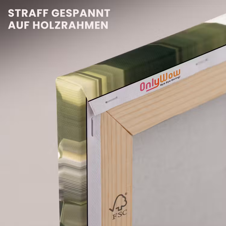 Natuur - Bladeren - Groen - Tropisch - Detail canvas 2cm klein -uniquesellingpoint_afwerking-onlywow_DE