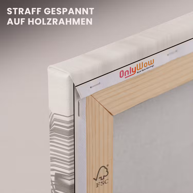 Natuur - Jungle - Ringstaartmaki - Bruin canvas 2cm klein -uniquesellingpoint_afwerking-onlywow_DE