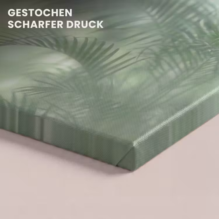 Natuur - Vervaagd - Groen - Abstract - Modern canvas 2cm klein -closeup_print_DE