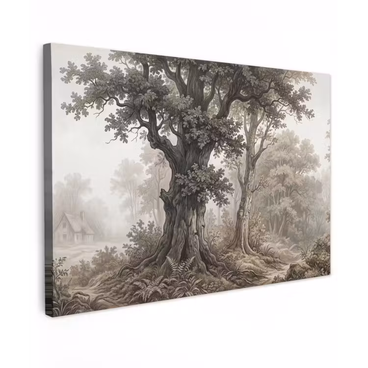 Natuur - Bos - Eik canvas 2cm klein -z3d