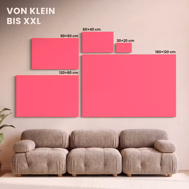 Neon - Flamingo - Roze canvas 2cm klein 34 -Xsfeer8_DE