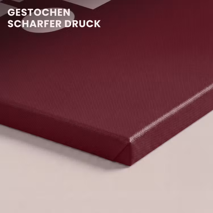 Nice - Uitroepteken - Rood canvas 2cm klein -closeup_print_DE