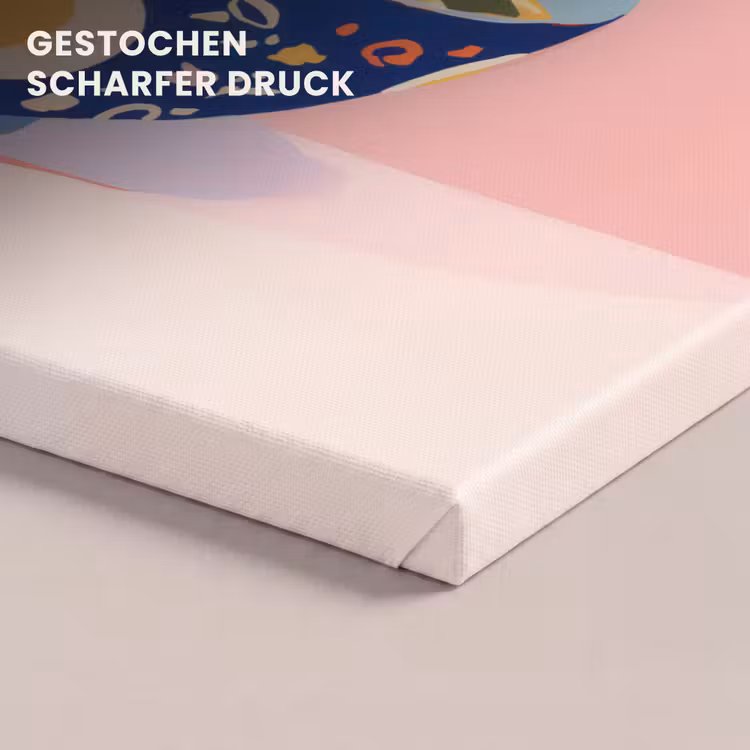 Noodles - Kom - Blauw - Illustratie canvas 2cm klein -uniquesellingpoint_afwerking-onlywow_DE