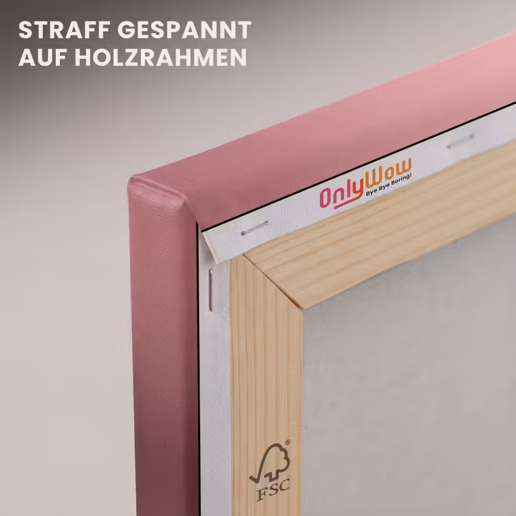 Fruit - Hartjes - Aardbeien - Frambozen - Bosbessen canvas 2cm klein -uniquesellingpoint_afwerking-onlywow_DE