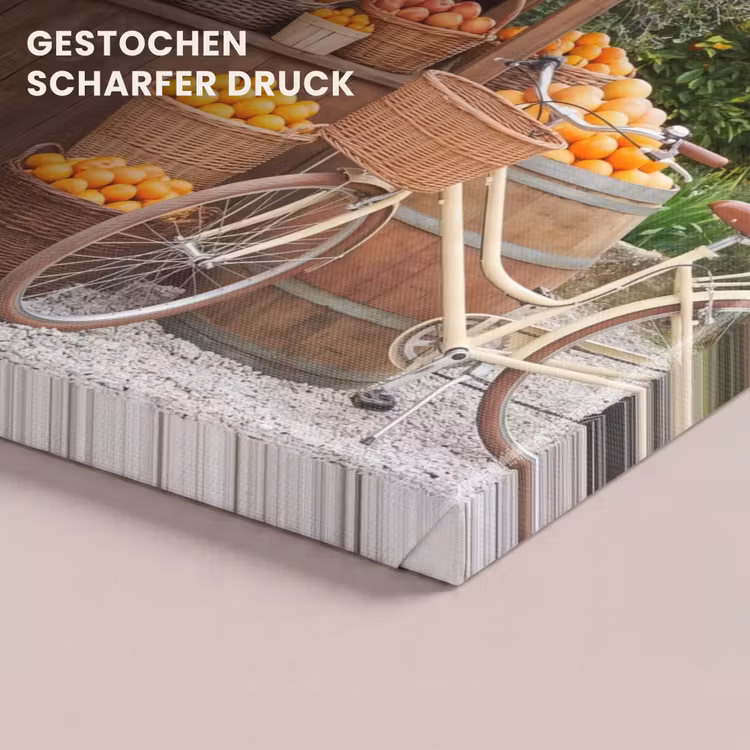 Leinwandbild - Obst – Markt – Ländlich - Fruit - Markt - Landelijk canvas 2cm klein