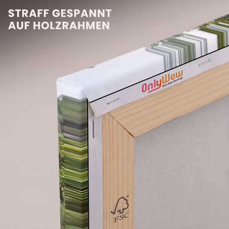 Leinwandbild - Obst – Markt – Ländlich - Fruit - Markt - Landelijk canvas 2cm klein