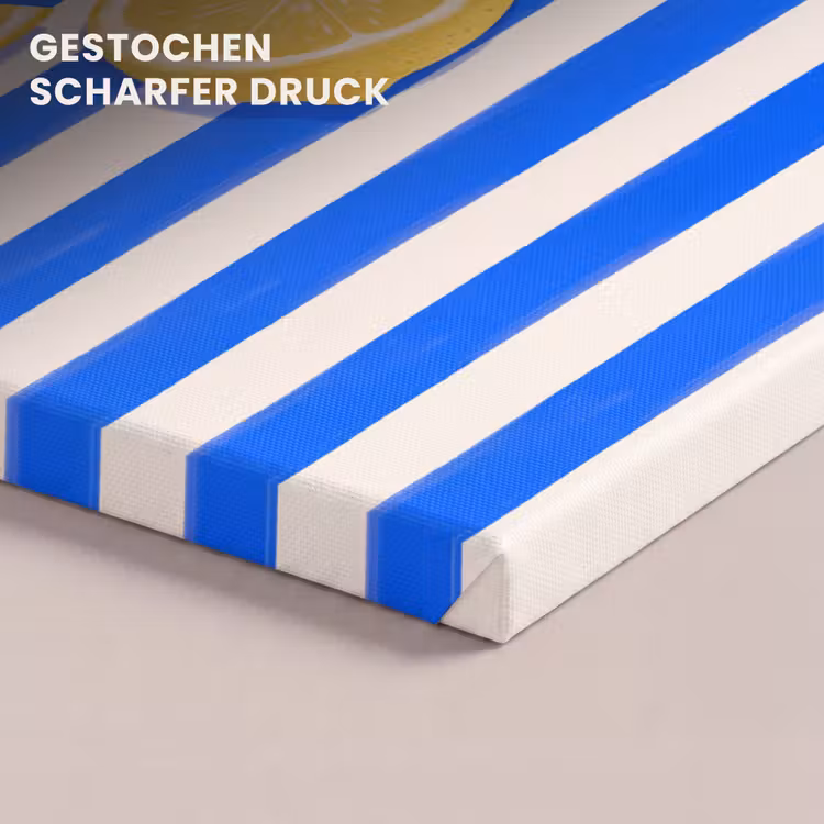 Fruit - Citroen - Zomer - Geel - Blauw canvas 2cm klein -closeup_print_DE