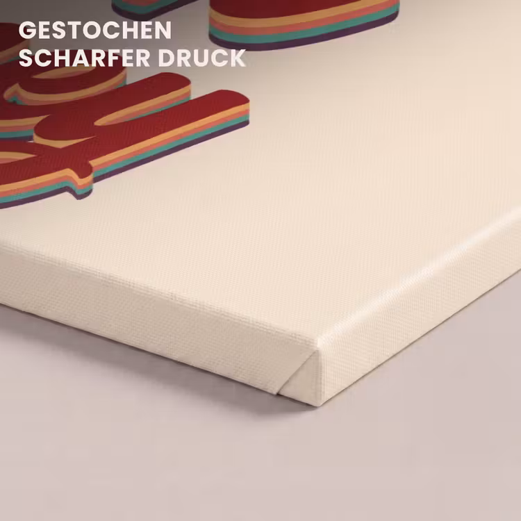 Oh honey - Rood - Schaduw canvas 2cm klein -closeup_print_DE