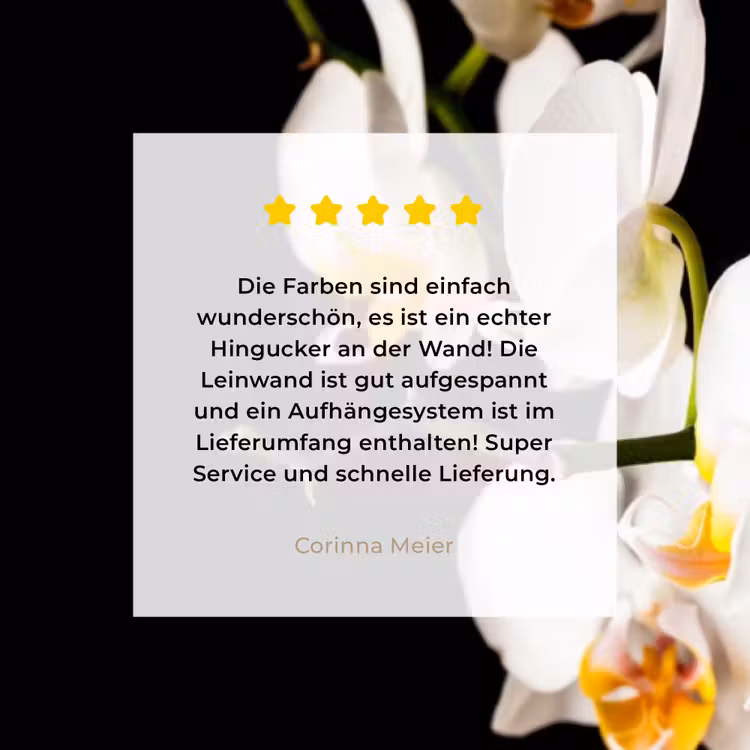 Orchidee - Bloemen - Planten - Botanisch canvas 2cm klein -Xsfeer7_DE
