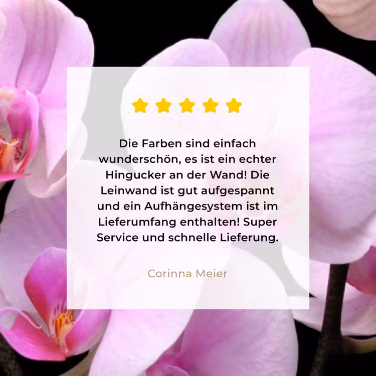 Orchidee - Bloemen - Roze - Flora canvas 2cm klein -sfeer3