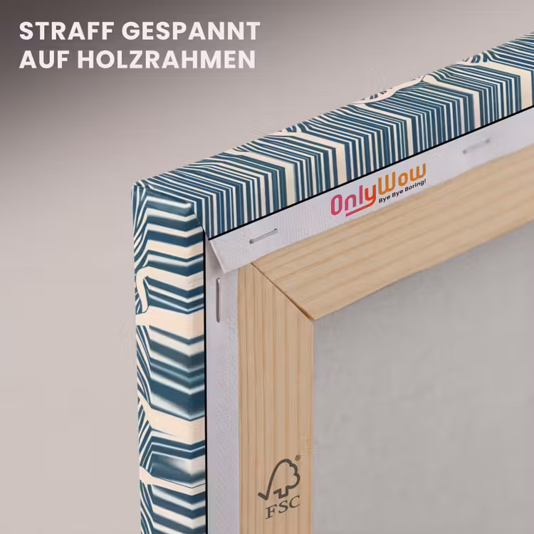 Organisch - Blauw - Crème - Schelpen canvas 2cm klein 34 -uniquesellingpoint_afwerking-onlywow_DE