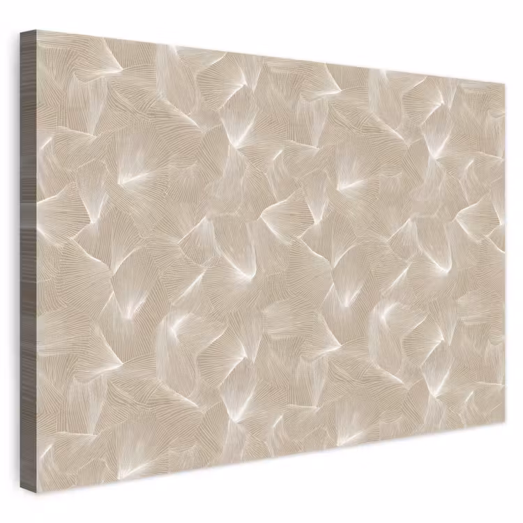Organisch - Textuur - Beige canvas 2cm klein 34 -3d