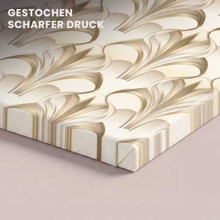 Ornament - Barok - Goud canvas 2cm klein 34 -closeup_print_DE