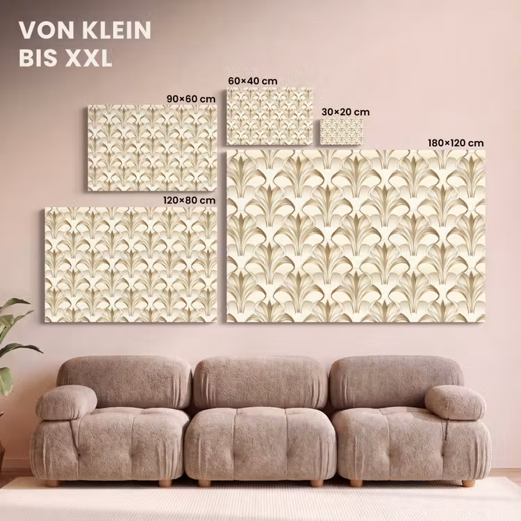 Ornament - Barok - Goud canvas 2cm klein 34 -Xsfeer8_DE