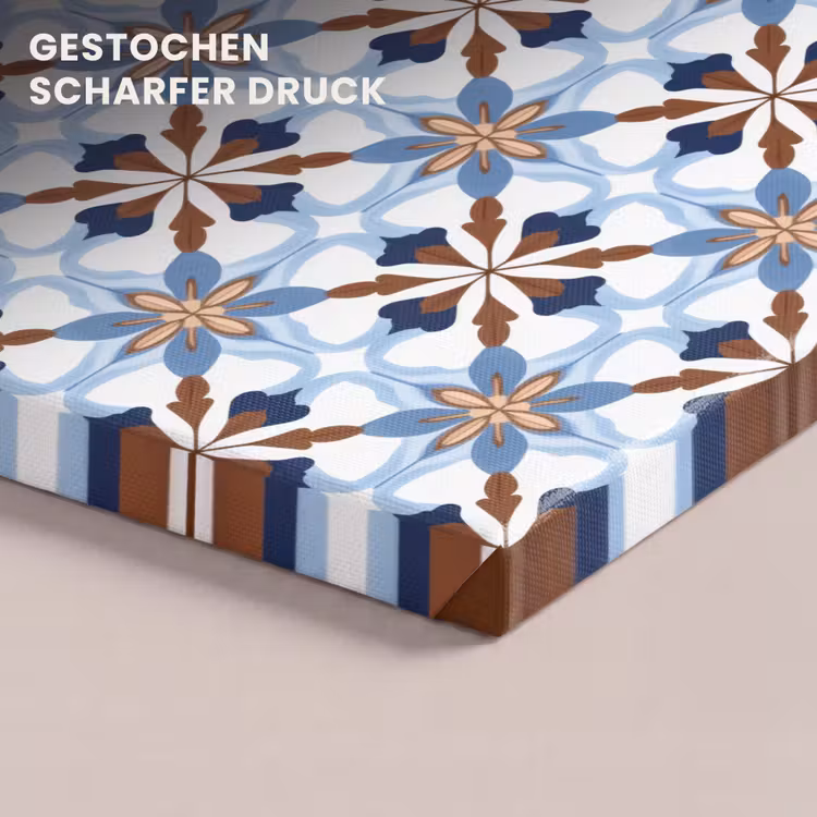 Ornament - Tegel - Kleurrijk canvas 2cm klein 34 -closeup_print_DE