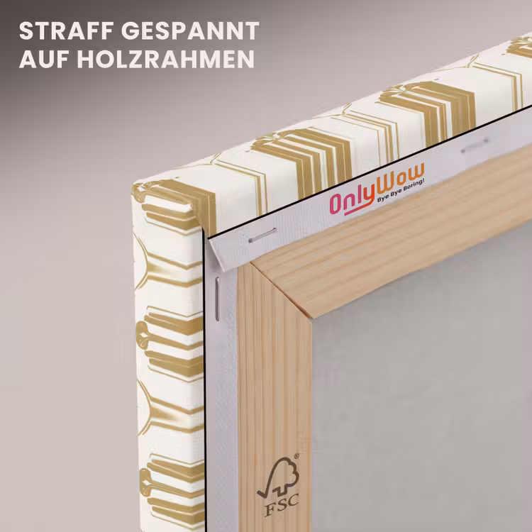 Ornament - Klassiek - Goud canvas 2cm klein 34 -uniquesellingpoint_afwerking-onlywow_DE