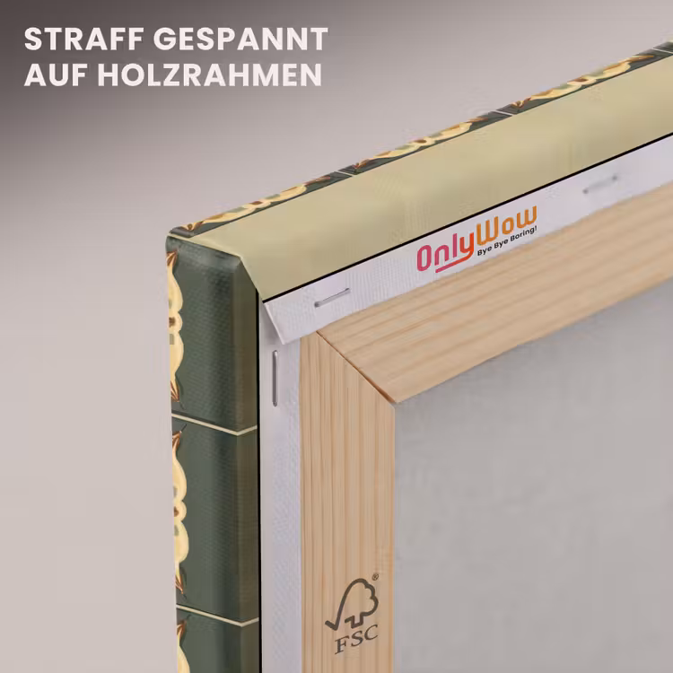 Ornament - Patroon - Groen canvas 2cm klein 34 -uniquesellingpoint_afwerking-onlywow_DE