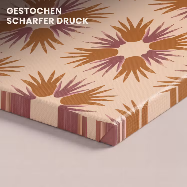 Ornament - Patroon - Oker canvas 2cm klein 34 -closeup_print_DE