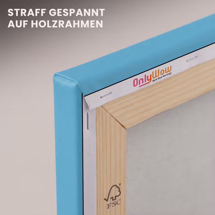 Ocean - Teal - Blauw canvas 2cm klein 34 -uniquesellingpoint_afwerking-onlywow_DE