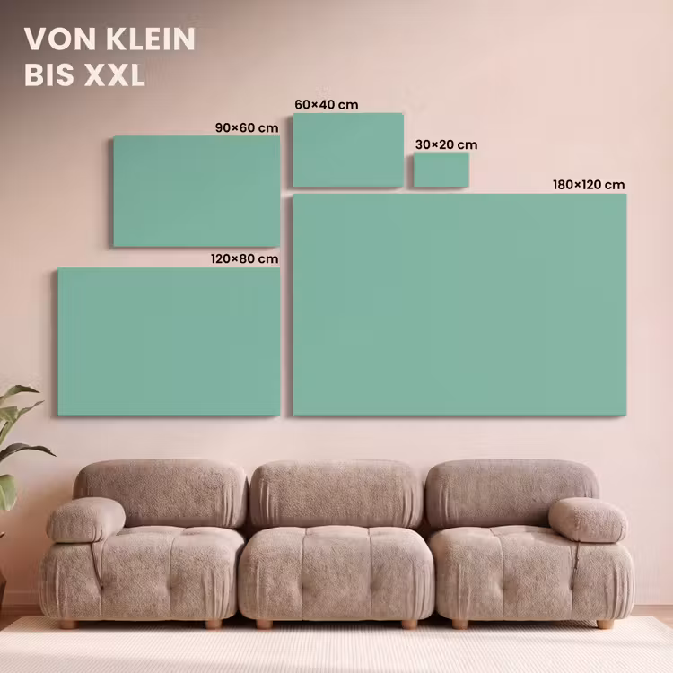 Ocean - Jade - Groen canvas 2cm klein 34 -Xsfeer8_DE