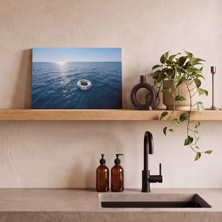 Oceaan - Zwemband - Horizon canvas 2cm klein -sfeer3
