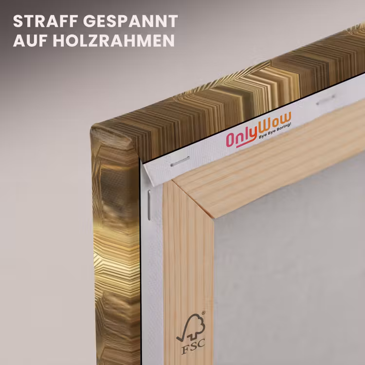 Palm - Waaier - Goud canvas 2cm klein 34 -uniquesellingpoint_afwerking-onlywow_DE