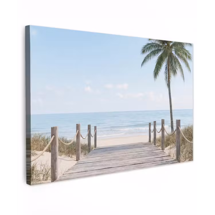 Palmbomen - Pad - Horizon canvas 2cm klein -z3d