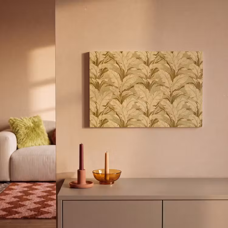 Palmbladeren - Klassiek - Groen canvas 2cm klein 34 -sfeer1