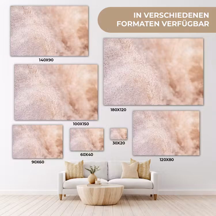 Pampasgras - Structuur - Planten - Natuur canvas 2cm klein -Xsfeer8_DE
