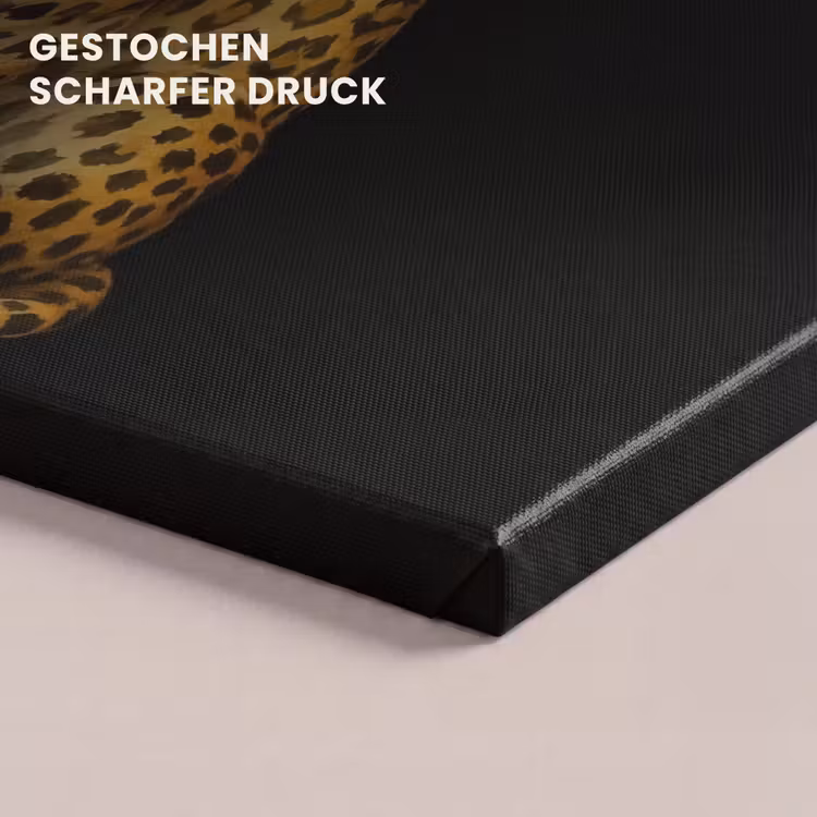Panter - Realistisch - Bruin canvas 2cm klein -uniquesellingpoint_afwerking-onlywow_DE