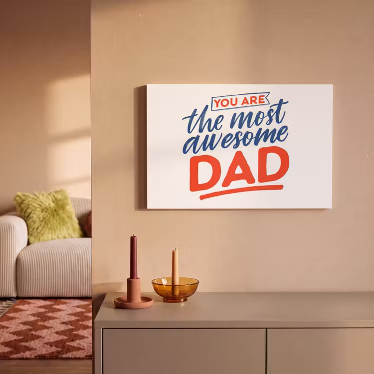 Papa - Vaderdag - Spreuken canvas 2cm klein -sfeer1