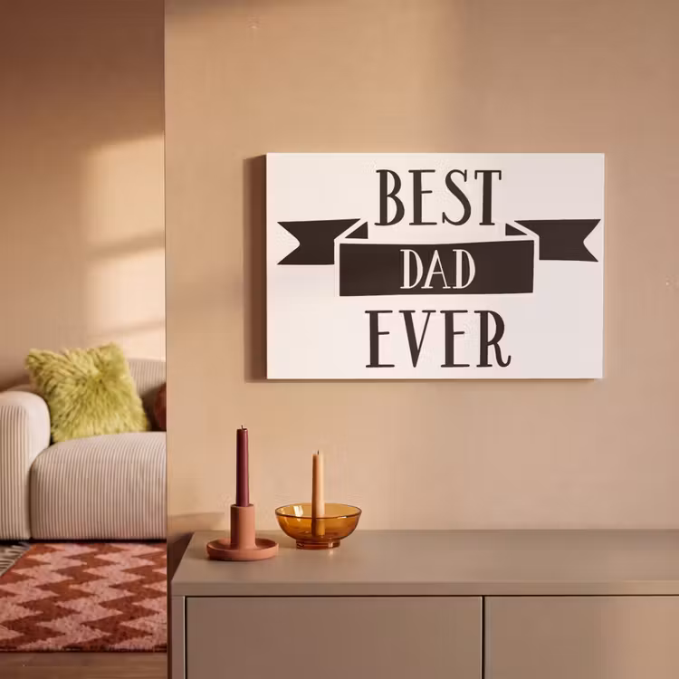 Papa - Quote - Beste papa canvas 2cm klein -sfeer1