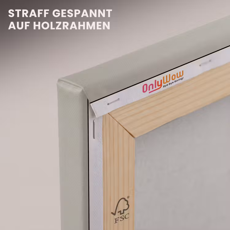 Papieren - Boodschappen - Groente - Kleurrijk canvas 2cm klein -uniquesellingpoint_afwerking-onlywow_DE