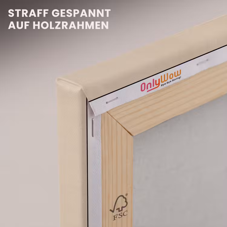 Parallelle lijnen - Lichte textuur - Beige canvas 2cm klein -uniquesellingpoint_afwerking-onlywow_DE
