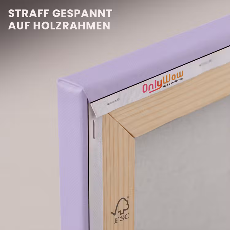 Pastel - Lilac - Paars canvas 2cm klein 34 -uniquesellingpoint_afwerking-onlywow_DE