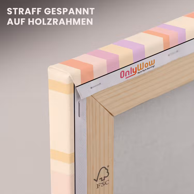 Pastel - uitpatroon - Geometrisch canvas 2cm klein 34 -uniquesellingpoint_afwerking-onlywow_DE
